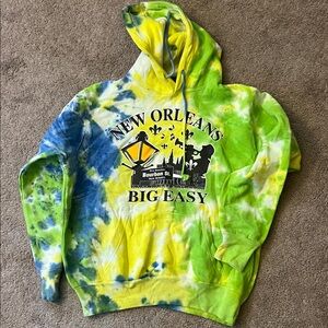 New Orleans Big Easy Tie-Dye Hoodie